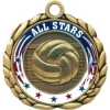 Vibraprint® Volleyball Quali-Craft Medallion (2-1/2