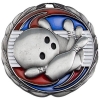Antique Bowling Color Epoxy Medallion (2-1/2