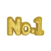 No. 1 Chenille Lapel Pin