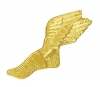 Winged Track Foot Chenille Lapel Pin