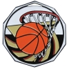 Basketball Decagon Colored Medallion (2