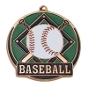 Bright Gold Baseball High Tech Medallion (2