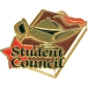 Gold Student Council Lapel Pin (1-1/4
