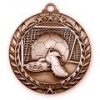 Antique Soccer Wreath Award Medallion (2-3/4