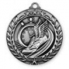 Antique Track Wreath Award Medallion (2-3/4