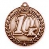 Antique 10K Wreath Award Medallion (1-3/4