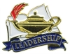 Bright Gold Educational Leadership Lapel Pin (1-1/8