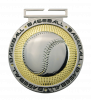 Dual Plated Baseball Medallions 3
