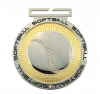 Dual Plated Softball Medallions 3