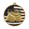 Patriotic Boxing Medallions 2-3/4