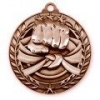 Antique' Martial Arts Wreath Award Medallion (2-3/4
