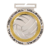 Dual Plated Volleyball Medallions 3
