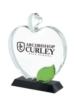 Crystal Green Leaf Apple Award