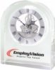 Clock - Elegant Crystal Skeleton Movement Clock nicely packaged in a fabric-lined presentation box