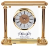 Clock - Showpiece Glass and Gold metal Mantel Desk Alarm Clock