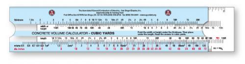 Stock American Plastic Concrete Slide Calculator (1.8