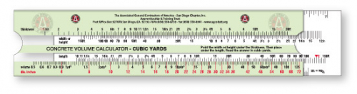 Stock American Plastic Concrete Slide Calculator (1.8