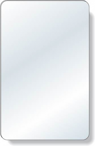 .040 Shatterproof Copolyester Plastic Mirror / with magnetic back (3.5