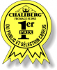 Fluorescent Chartreuse Flexo-Print Stock Medallion Roll Label (1.32