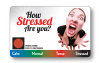 Stress Card - .020 White Gloss Vinyl Plastic with Full Colour Front & Back