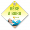 Baby on Board Sign .040 White Styrene (5