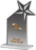 Clear Acrylic Shooting Star Award (7 1/2