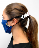 Ear Saver Mask Clip .023 White Polyethylene Plastic Full Colour Imprint