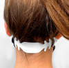 Ear Saver Mask Clip .023 White Polyethylene Plastic Non-printed