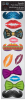 Party Glass Marker Combo Kit - Mustaches, Bow Ties & Kissing Lips on cling vinyl Generic model
