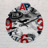 Custom White Acrylic Clock with Full Colour Imprint