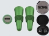 Colorful Wine Stopper Set w/ Gray Case