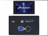 CD Effect Tear Drop Key-Tag and Twist Action Ballpoint Pen Gift Set