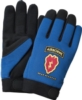 Blue Touchscreen Mechanics Gloves