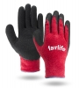 Red Terry Cloth Palm Dipped Gloves