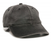 Weathered Cotton Solid Back Cap Low Crown