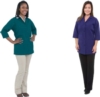 Fame® Women's Classic 4 Button Smock Available in 13 Colors