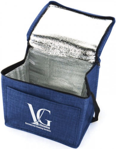 Silver-Tone Cooler Bag