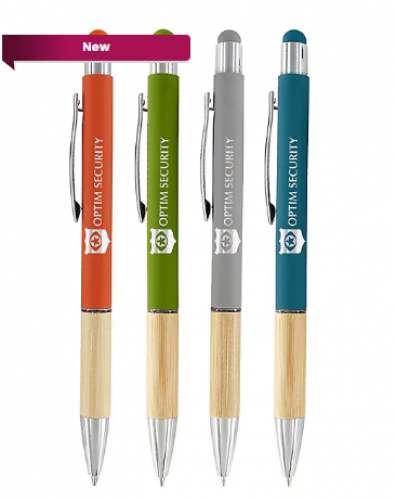 Saratoga Bamboo Grip Stylus Pen