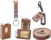 Brown Leatherette Luggage Tag