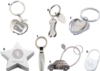 Silver Keychain w/Contemporary Design