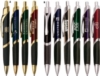 Intriad™ Ballpoint Pen w/Rubber Grip & Gold Appointments