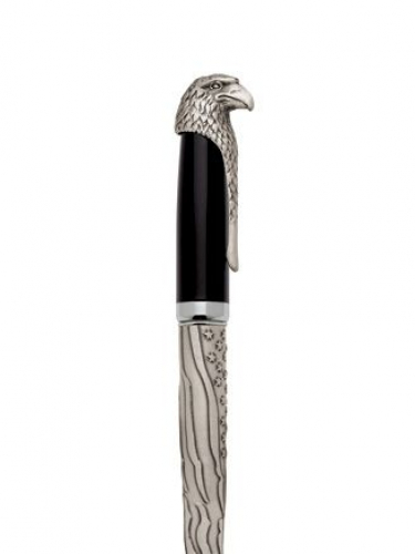 Eagle Bust™ Rollerball Pen w/American Flag Barrel