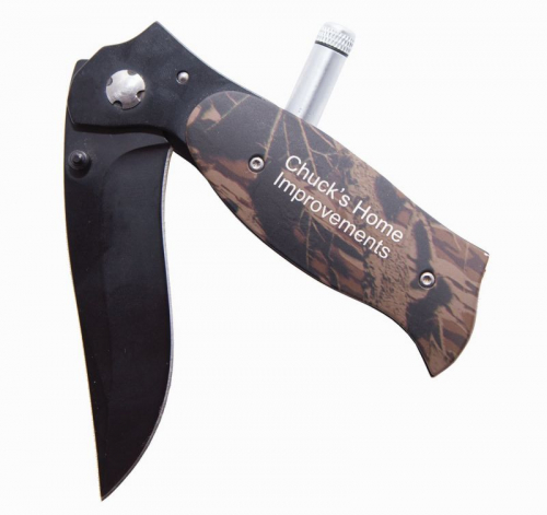 Camo Hunting Knife