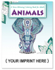 Relax Pack - Animals Coloring Book for Adults + Colored Pencils