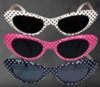 Pink Polka Dot Funky Children's Sunglasses