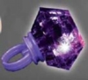 Purple Light Up Diamond Ring