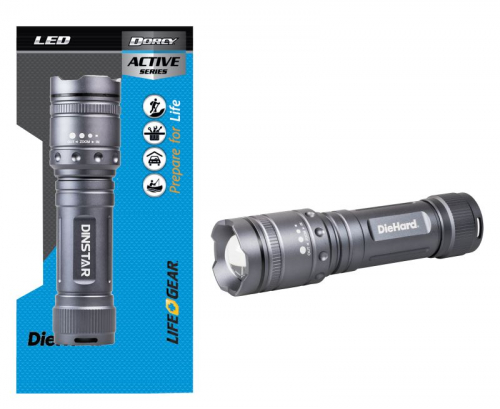 DieHard 1700 Lumen Twist Focus Flashlight