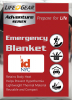 Emergency Blanket with a Custom Label