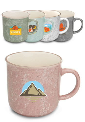 13 oz. Marble Campfire Coffee Mugs