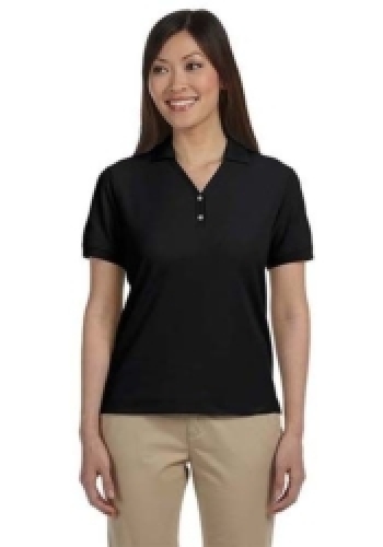 Devon & Jones Ladies' Short-Sleeve Y-Collar Polo Shirt